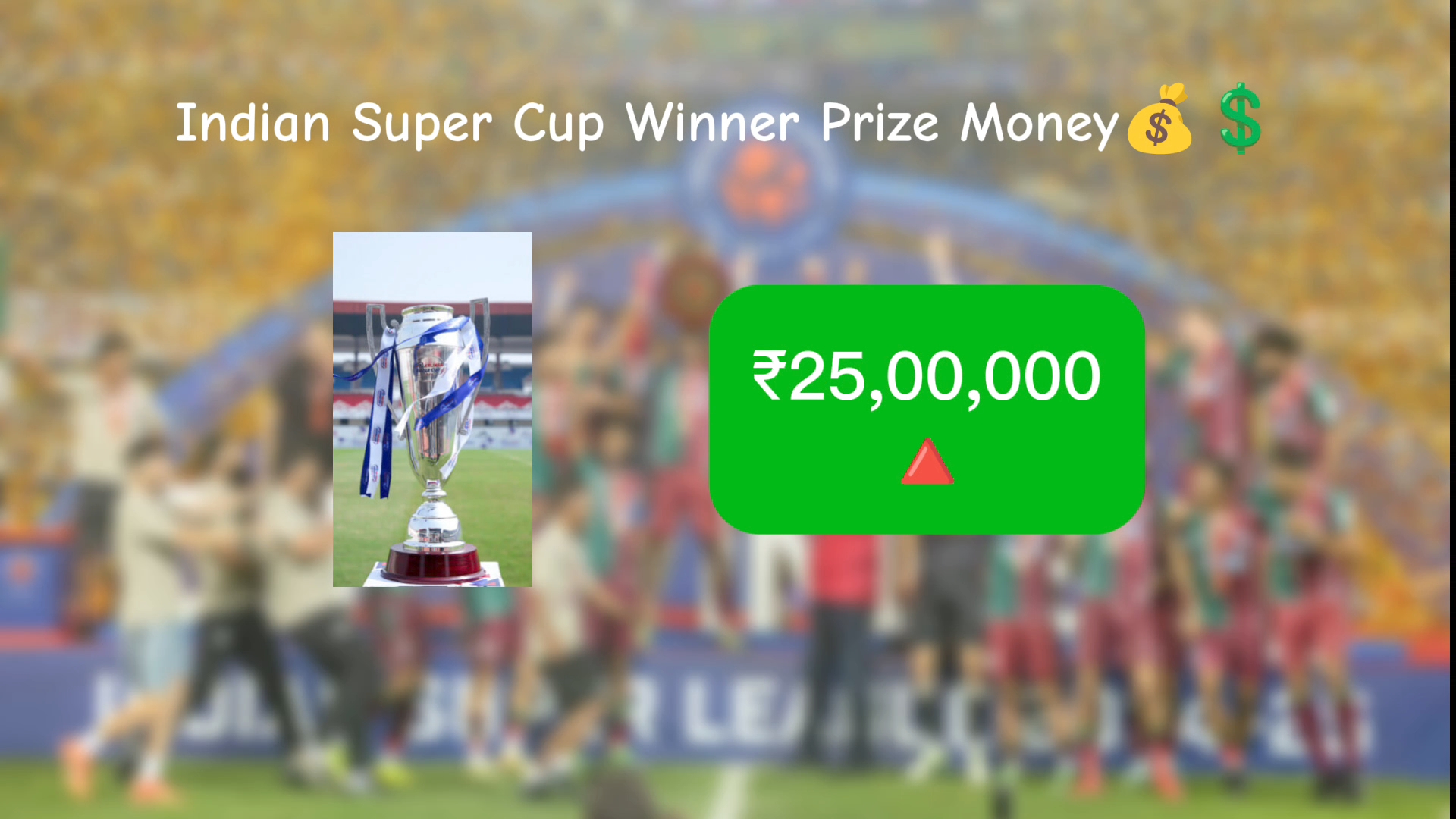 🏆 Indian Super Cup Winner Prize Money : Full Details